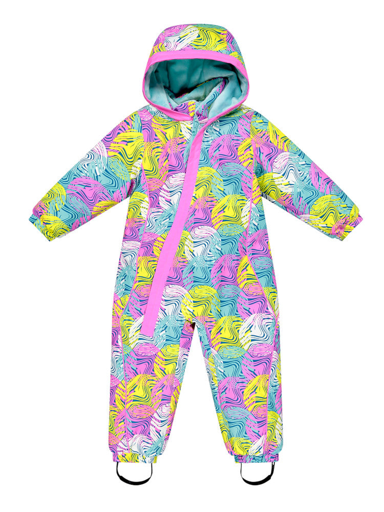 CMP Set Tuta Sci da Bambina in Twill - 33W0605 (110, Fucsia/Antracite