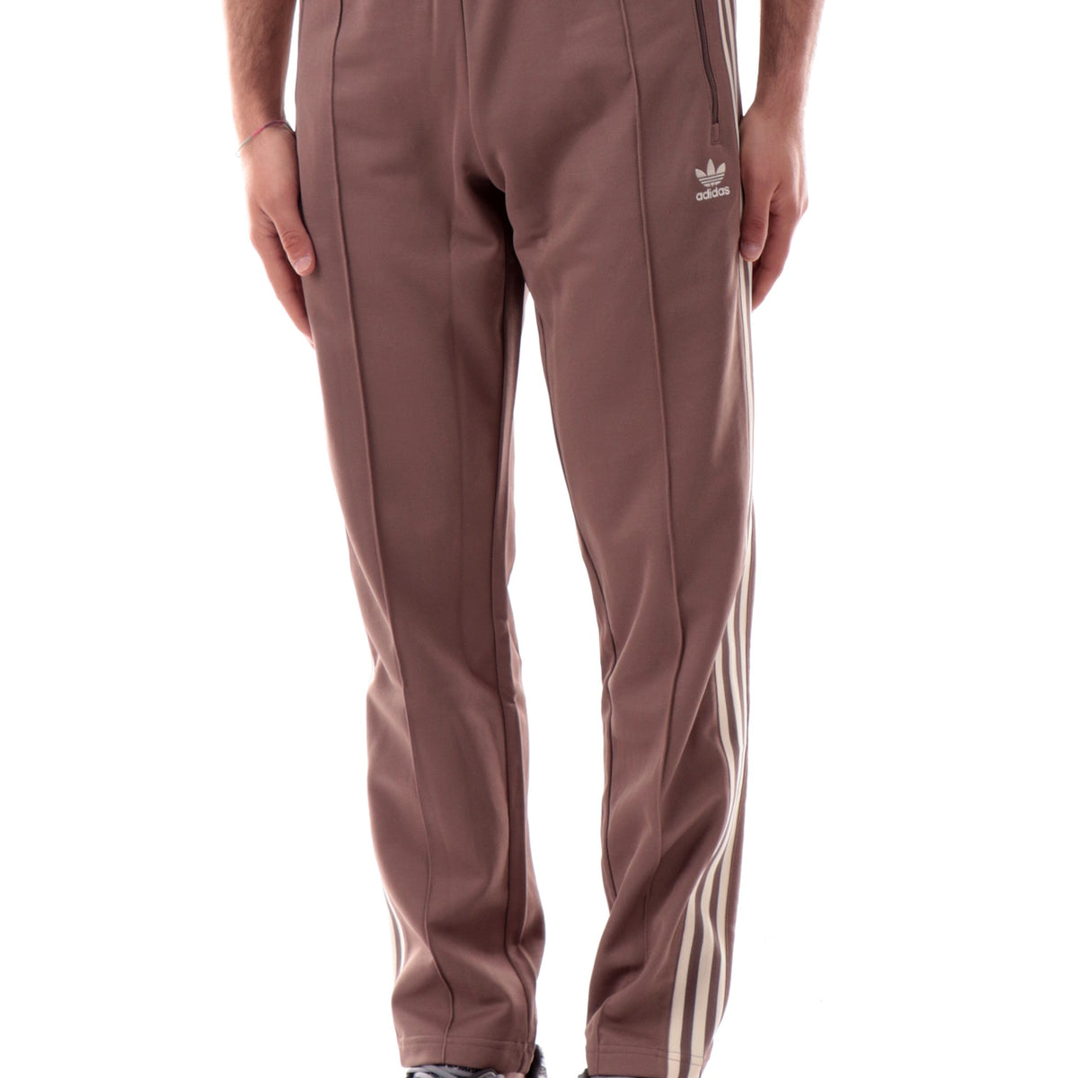 Adidas Beckenbauer Track Pants Pantaloni Adidas Marrone Pantaloni