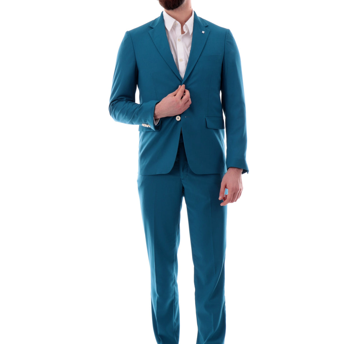 Orologi da uomo alla moda impermeabile automatico in acciaio inox e pelle cronografo orologio al quarzo business automatico data orologio da polso, Cinturino in acciaio inossidabile argento