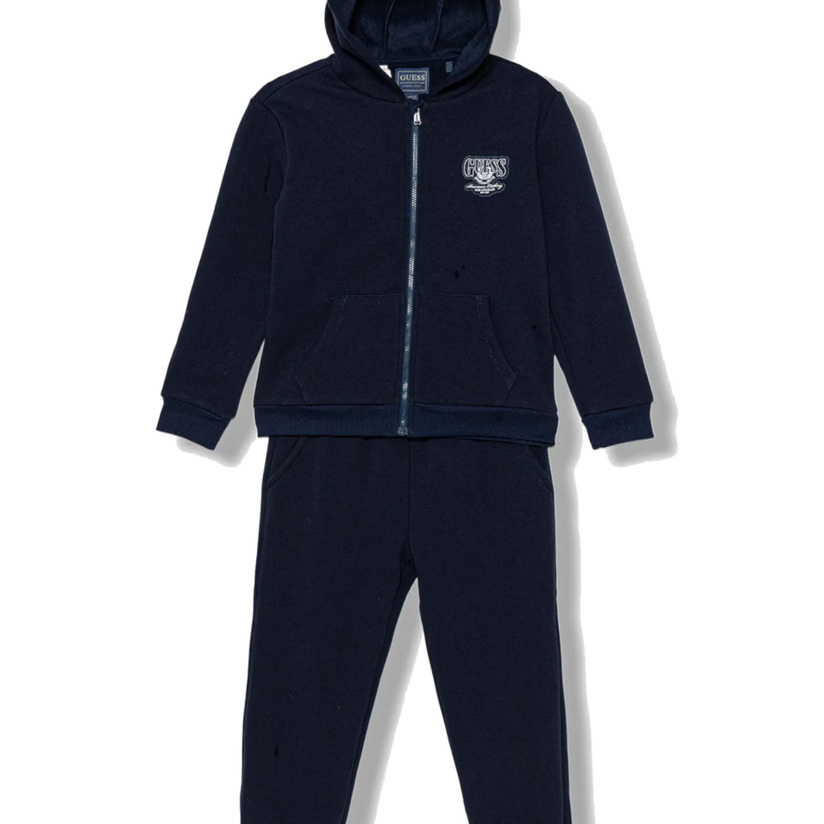 Tuta Guess blu da bambino full zip con cappuccio N5BG00KCHM0 – Sir126