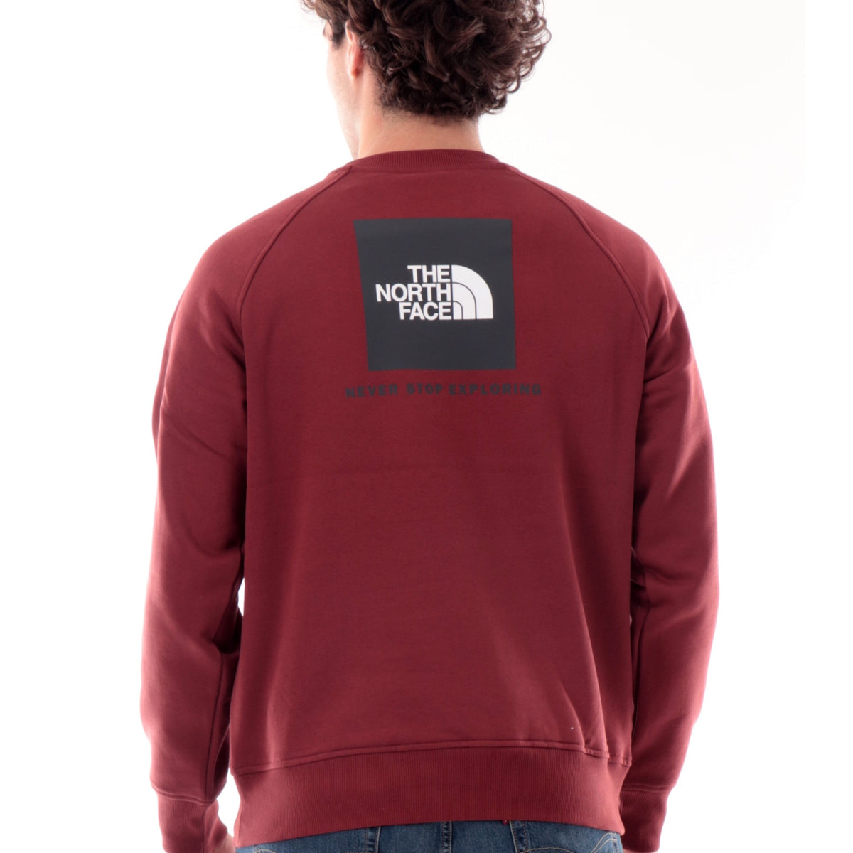 Fruit Of The Loom Felpa Uomo Maniche Raglan – Rossa – Taglia XL – 80% Cotone - 2