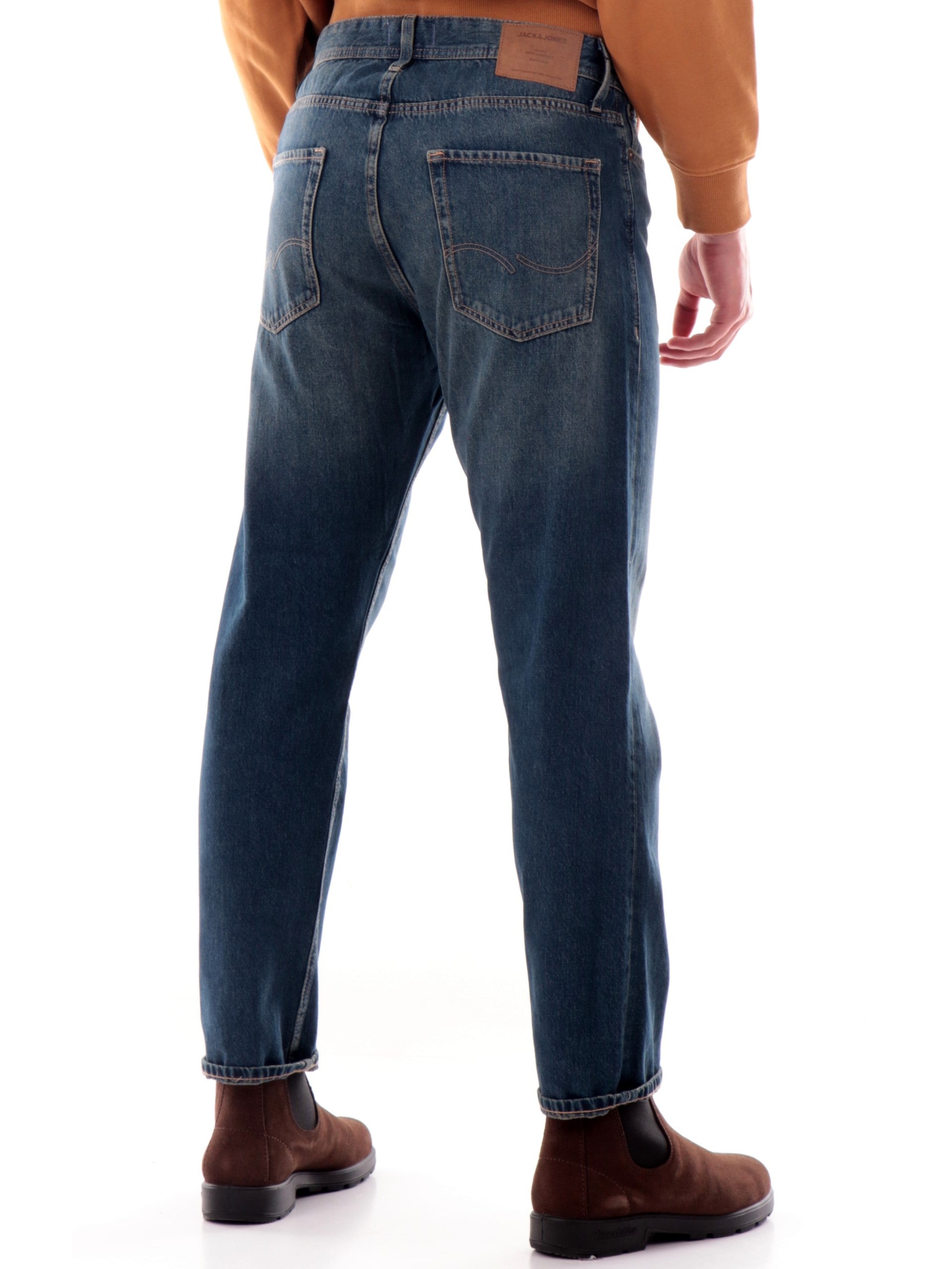 Jeans Jack Jones blu denim da uomo cinque tasche 12278270 – Sir126