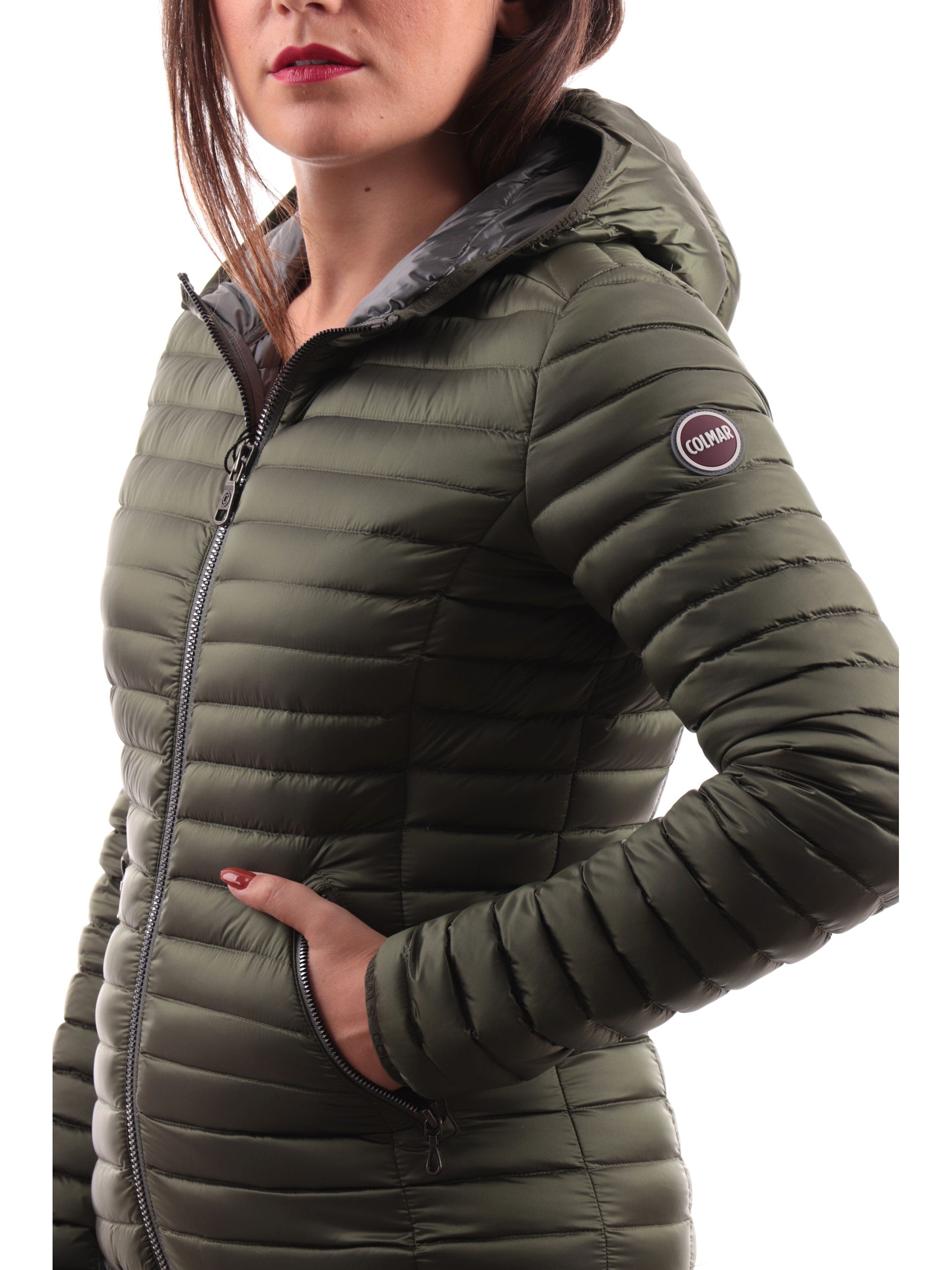 Vicolo Giubbotto Verde Militare Donna Pavidas Giacca Vicolo Verde