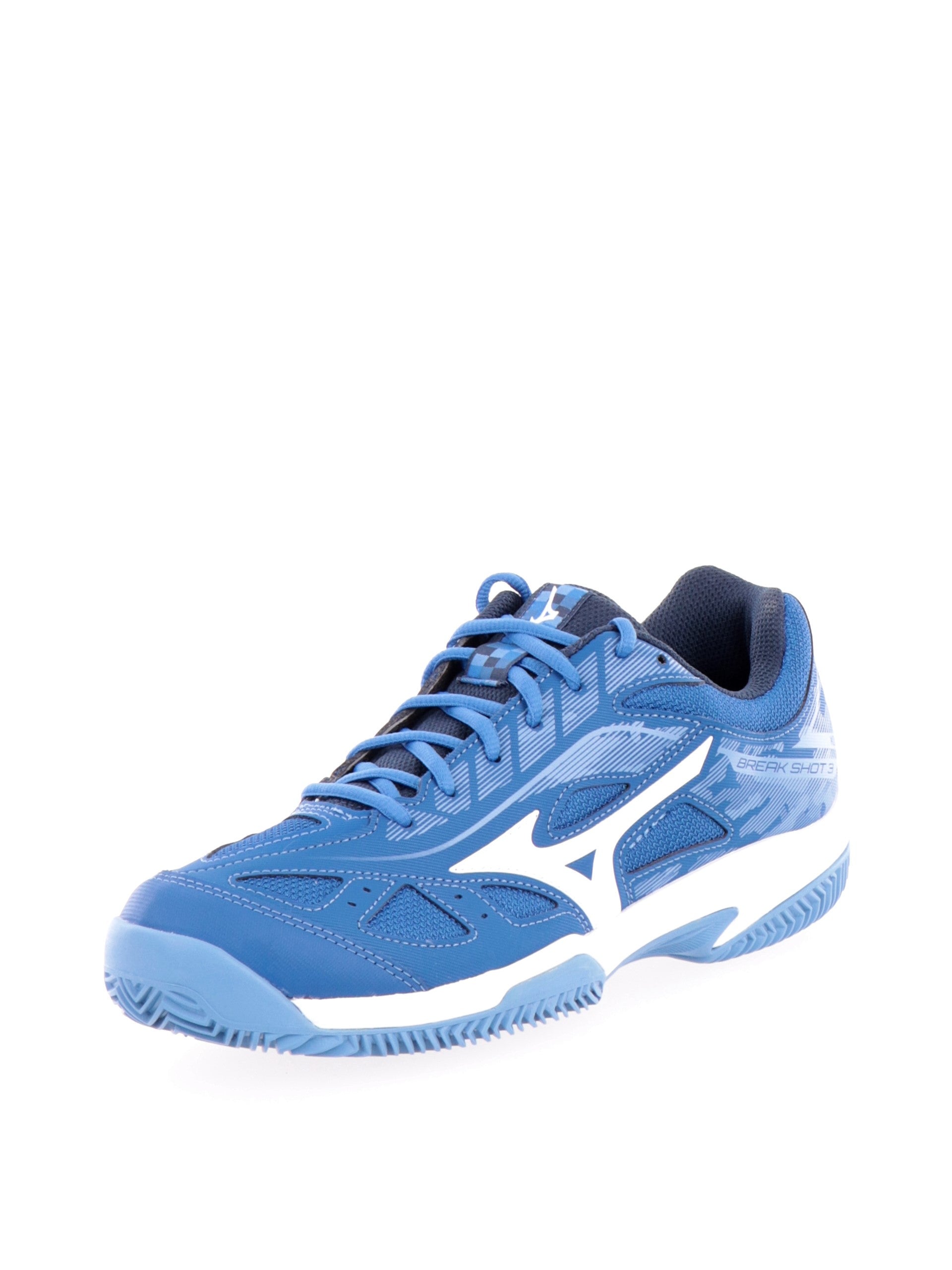 Mizuno men's blue tennis shoes Break Shot CC 61GC2125 – Sir126