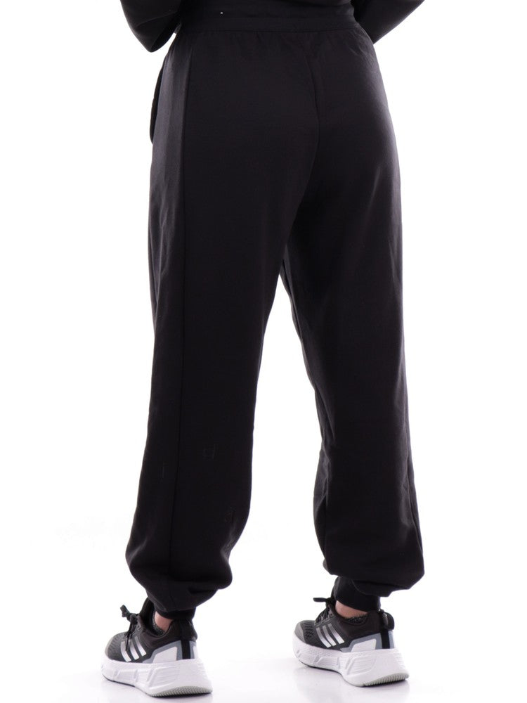 Adidas Pantaloni Cotone Tuta Pantaloni Tuta Adidas Neri Da Donna