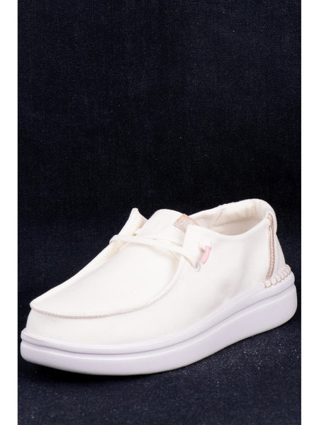 Dude Shoes Sparkling White Hey Dudes Hey Dude White Women's Shoes
