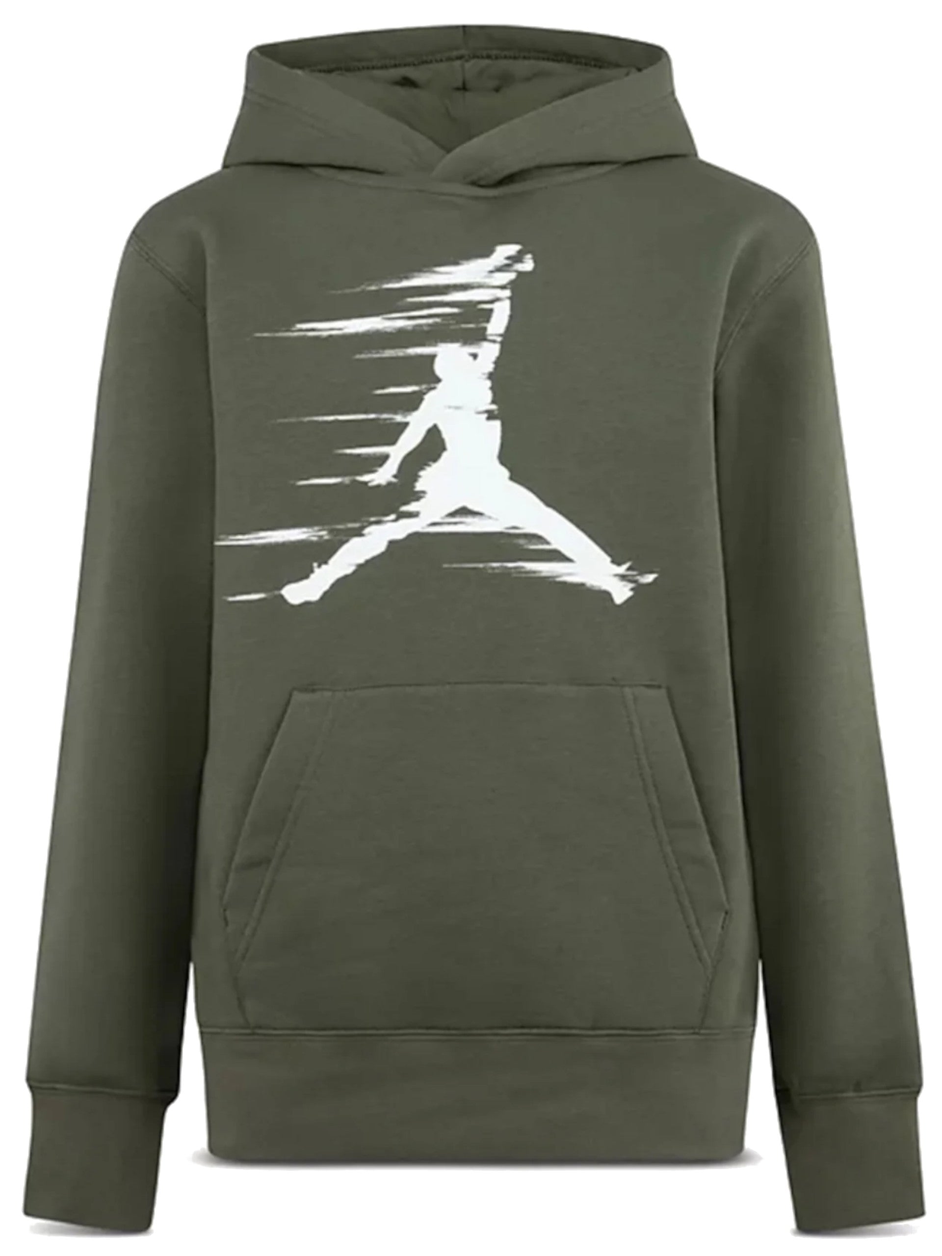 Felpa Jordan verde da bambino Flight con cappuccio 95D228 – Sir126