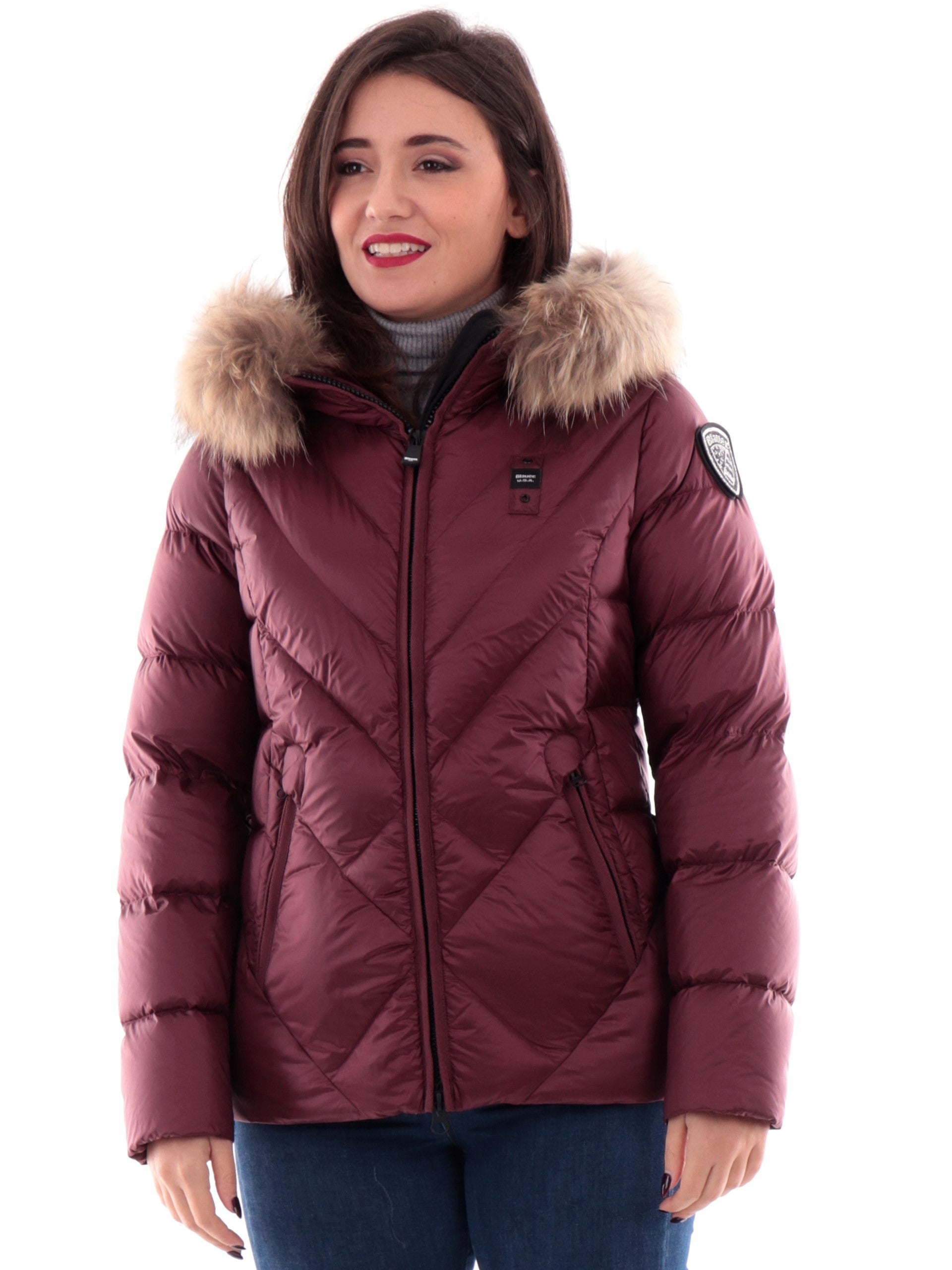 Giubbotto Blauer Donna Con Pelliccia Donna Corto Giubbotti Blauer