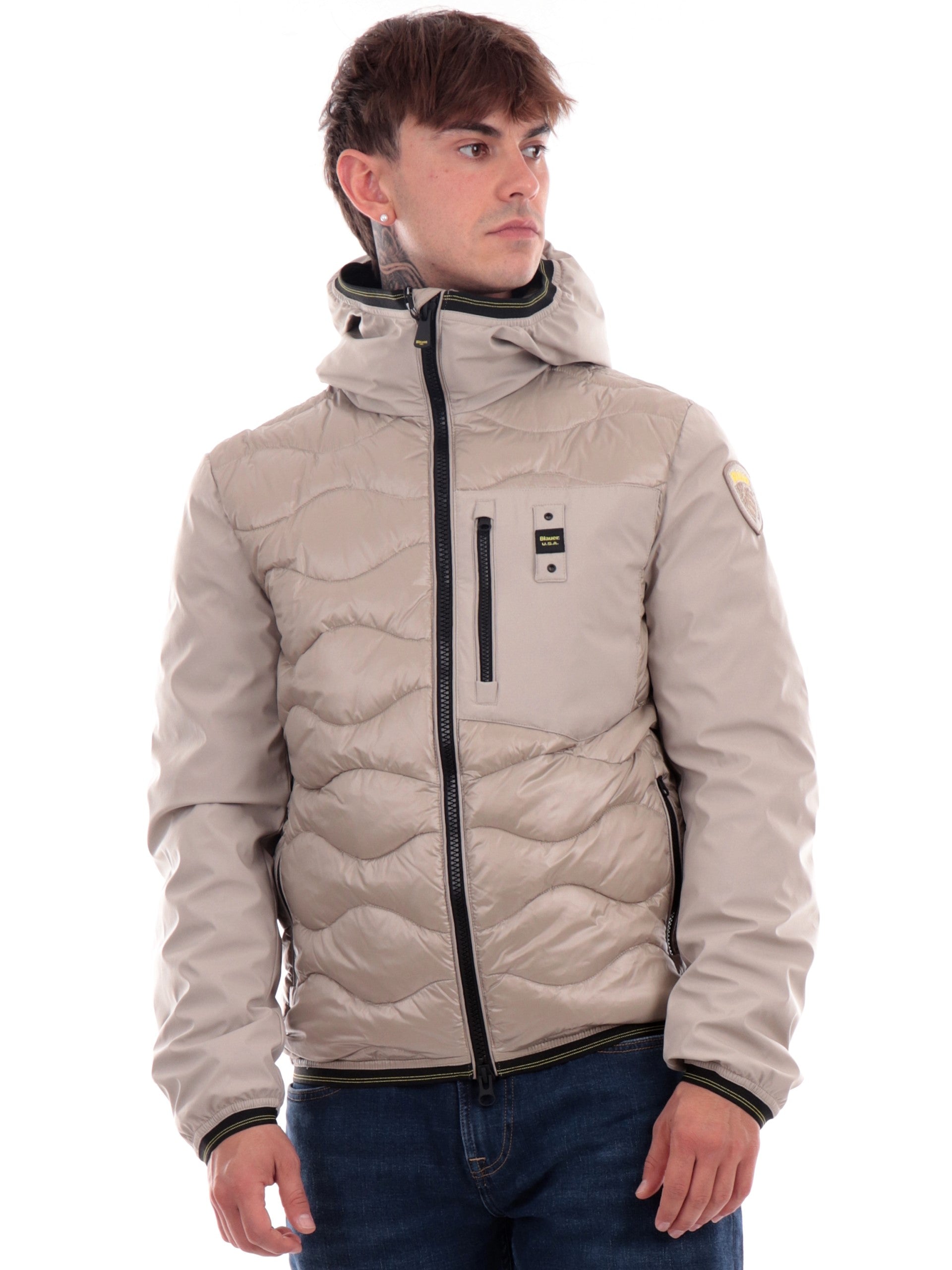 HOT Piumino Uomo Blauer Uomo Giacca Giubbino Uomo Blauer