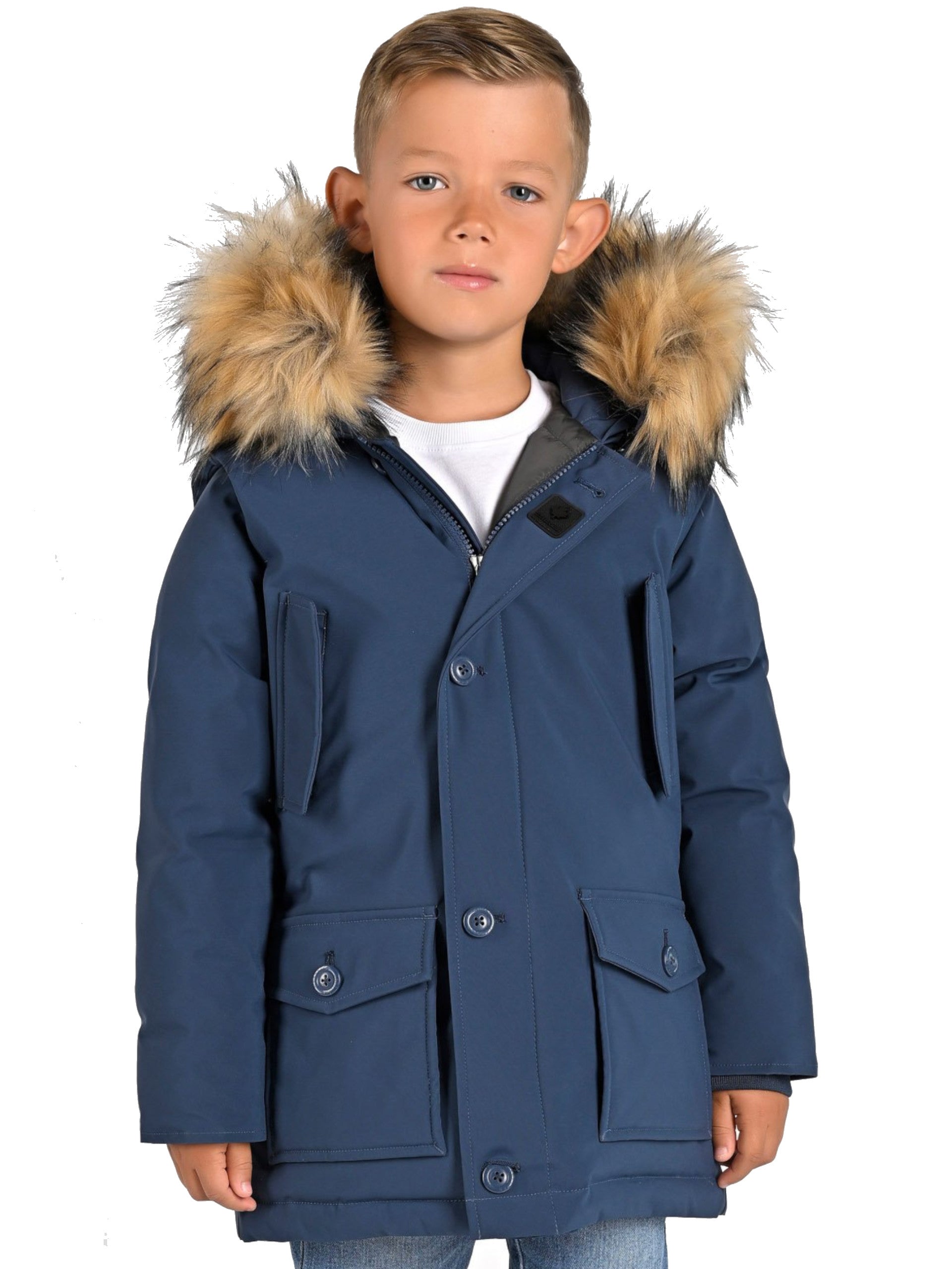 Fur Giubbotto Parka Benetton Piumino Canadian Canadian Parka