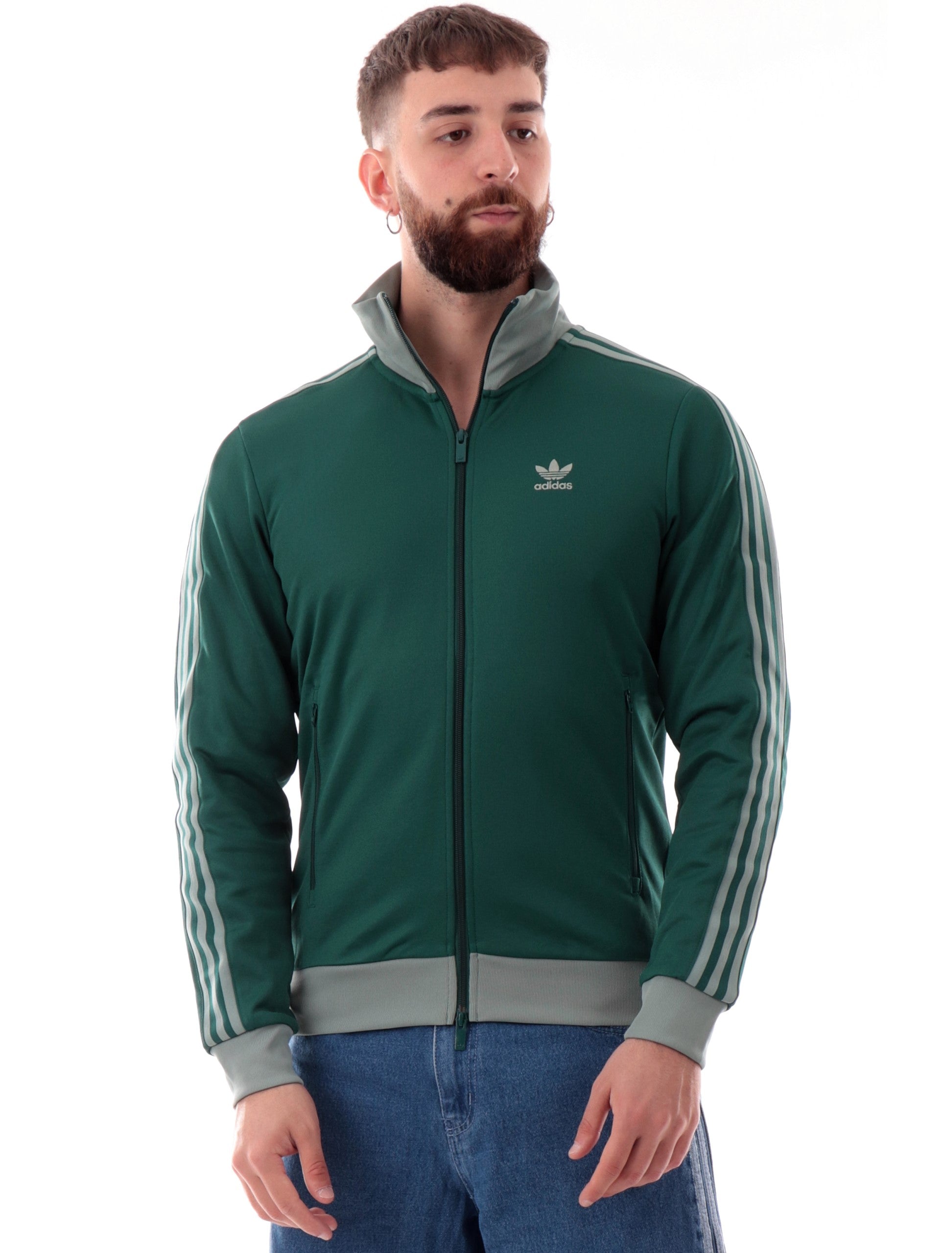 Adidas Originals Felpa Acetata Adidas Felpa Adidas Verde Da Uomo