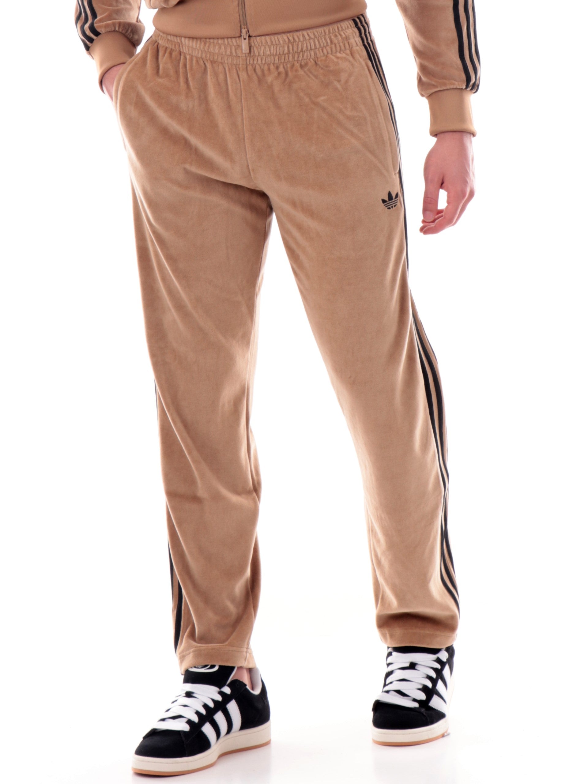 Pantaloni tuta velluto Adidas marroni da uomo 3Stripes JX1556 – Sir126