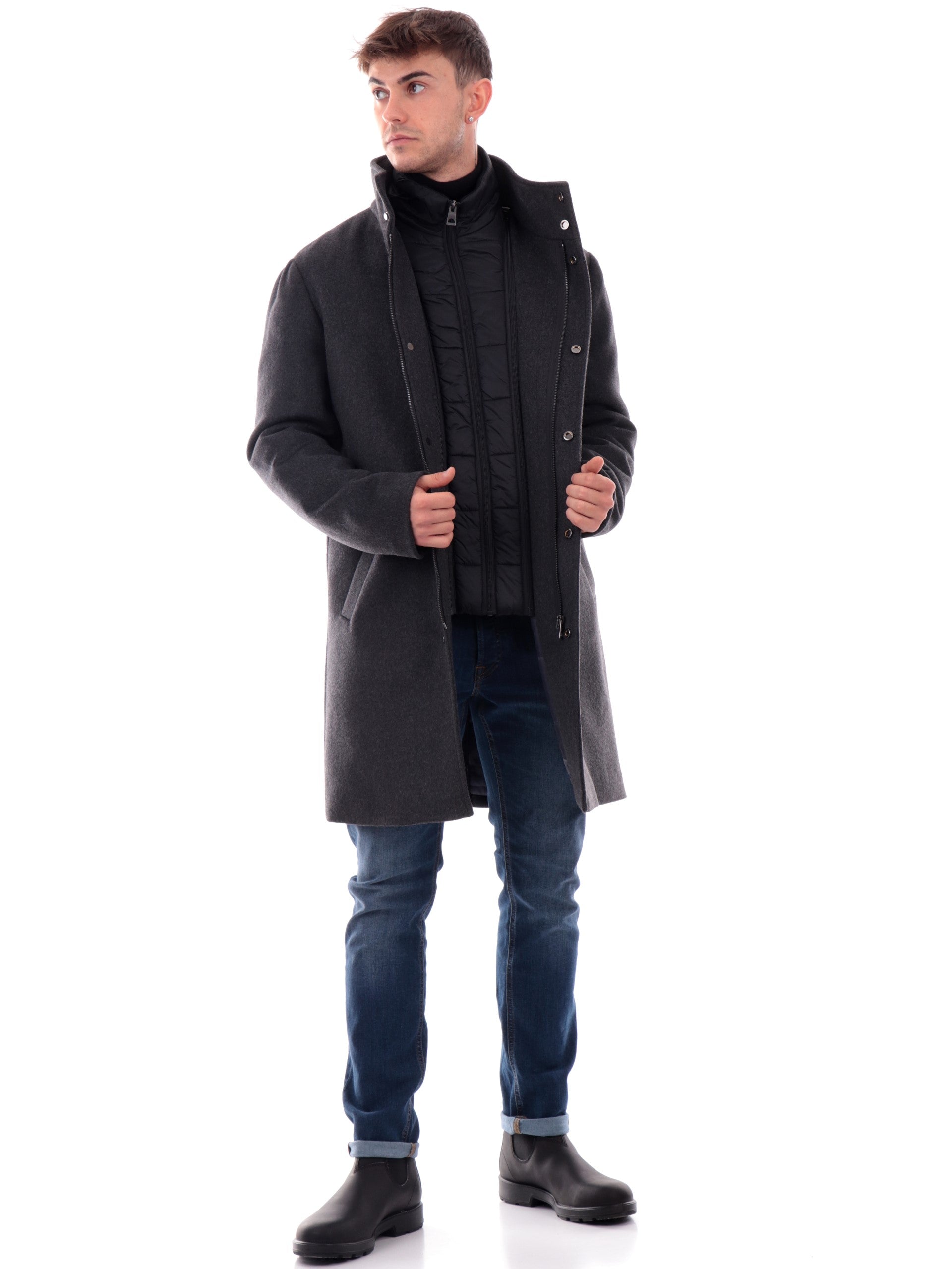 Cappotto Uomo Vintage Jack Jones Cappotto Uomo In Lana E