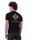 t-shirt columbia maxtrail nera da uomo eo0293 