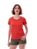 t-shirt columbia rossa da donna zero rules al6914 