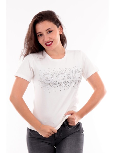 t-shirt-gaelle-bianca-da-donna-con-scritta-logo-strass-e-borchie-gbdp14094