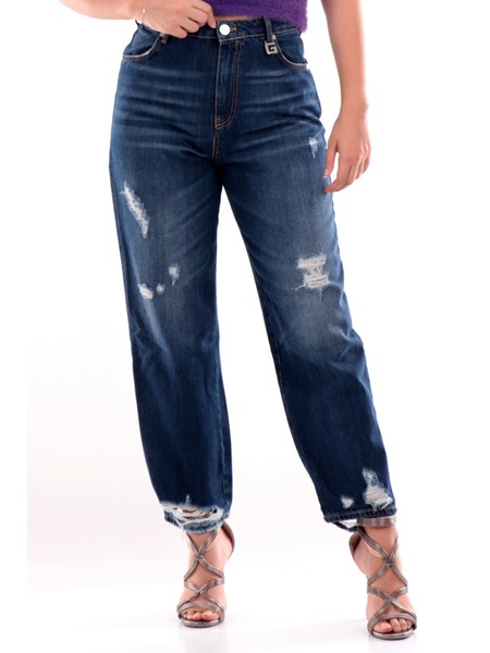 jeans-baggy-donna-gaelle-blu-slouchy-con-strappi-a-vita-alta-gbdp14501