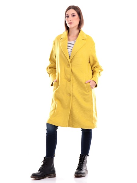 cappotto-only-giallo-da-donna-oversize-cord-coat-15268070s