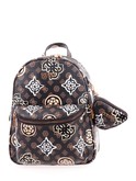 zaino guess marrone da donna house party large backpack hwpp8686330 