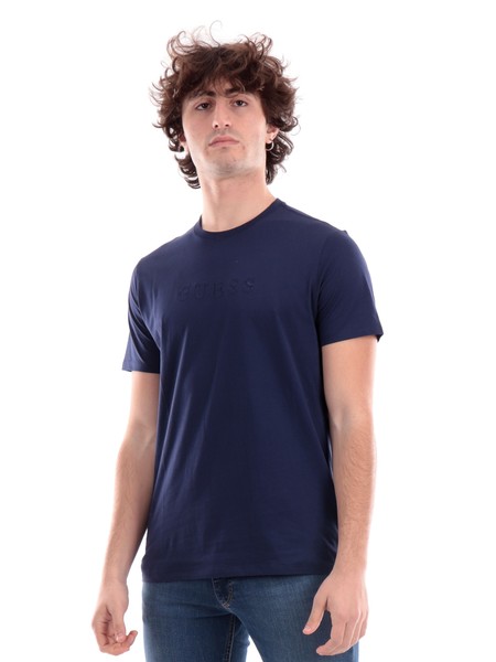 t-shirt-guess-blu-da-uomo-ss-classic-pima-emb-crew-m2bp47k7hd0