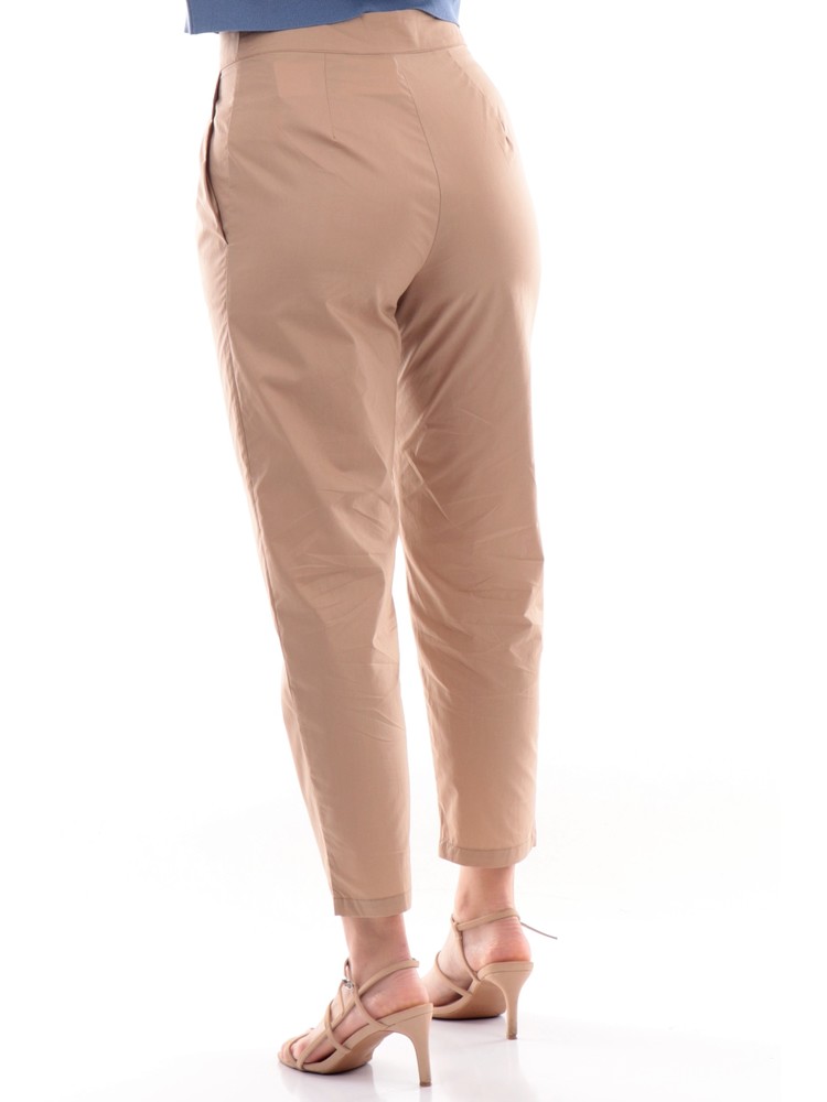 pantaloni-yes-zee-beige-da-donna-tipo-chinos-con-pinces-p389hp00