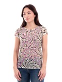 t-shirt yes zee gialla da donna tshirt stampa sublimatica t236y101 