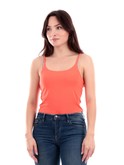 top only arancione da donna soft touch cropped singlet 15283833 