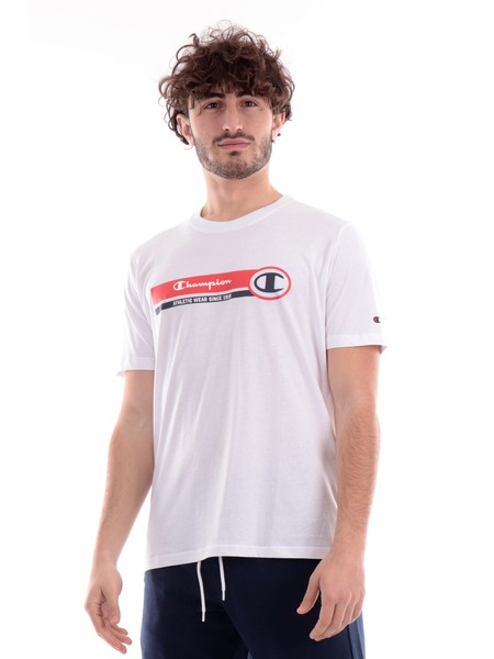 t-shirt-champion-bianca-da-uomo-crewneck-tshirt-218561