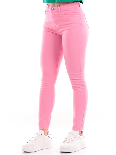 pantaloni-jeans-xt-studio-rosa-da-donna-modello-skinny-sv1001w61501