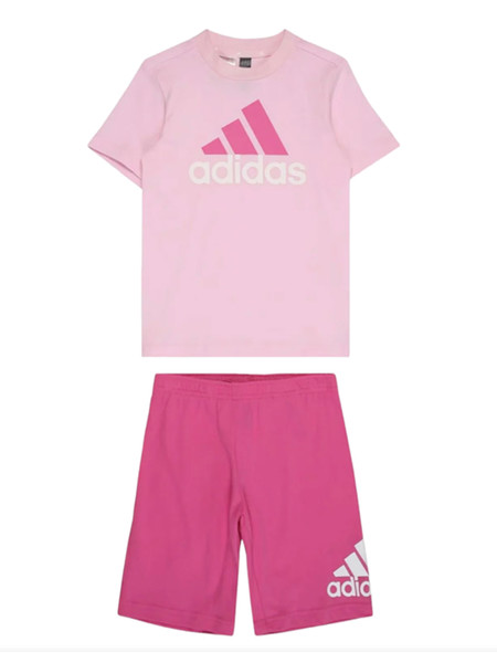 t-shirt-plus-shorts-adidas-rosa-da-bambina-hr59