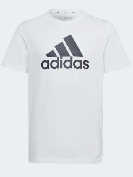 t-shirt-adidas-bianca-da-bambino-con-logo-ib16
