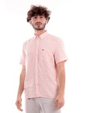 camicia lacoste rosa da uomo ch5699 