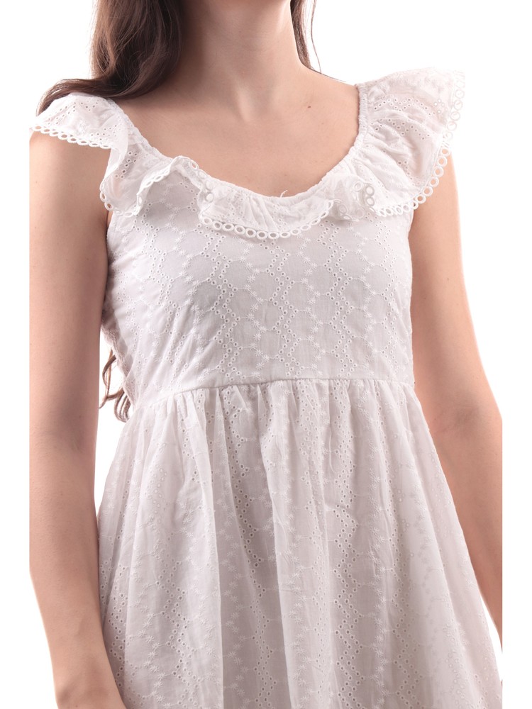 vestito-molly-bracken-bianco-da-donna-woven-dress-la1308be