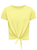 t-shirt only gialla da bambina con fiocco 15258236 