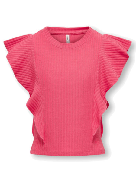 t-shirt-only-rosa-da-bambina-con-maniche-a-balze-15291900