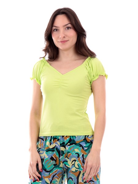 t-shirt-xt-studio-verde-da-donna-slim-tshirt-st3012j41801