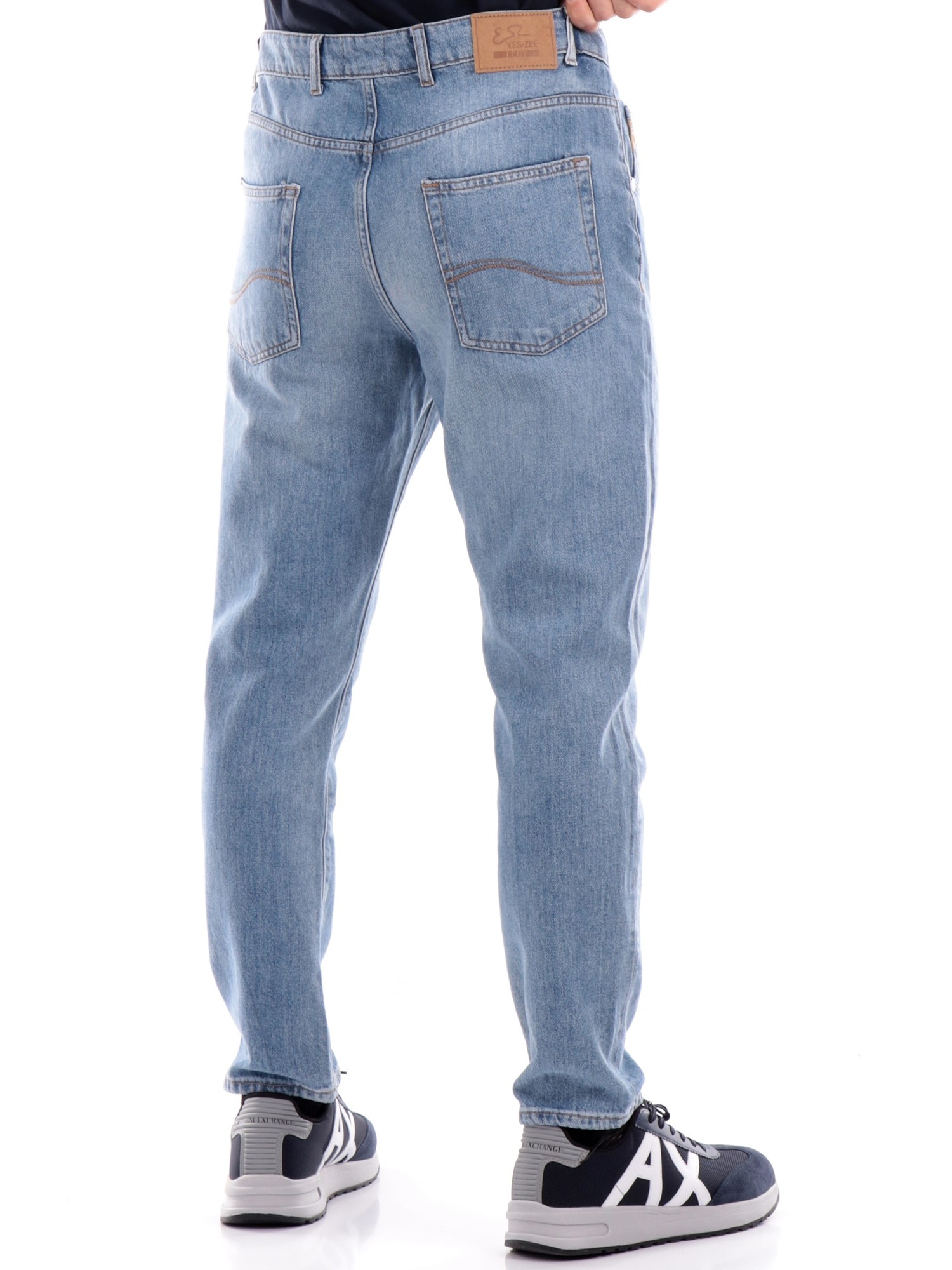 Pantaloni jeans Yes Zee da uomo 5 Tasche P613W526 | Sir126Roma