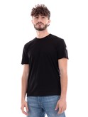 t-shirt colmar nera da uomo con patch 75406sh 