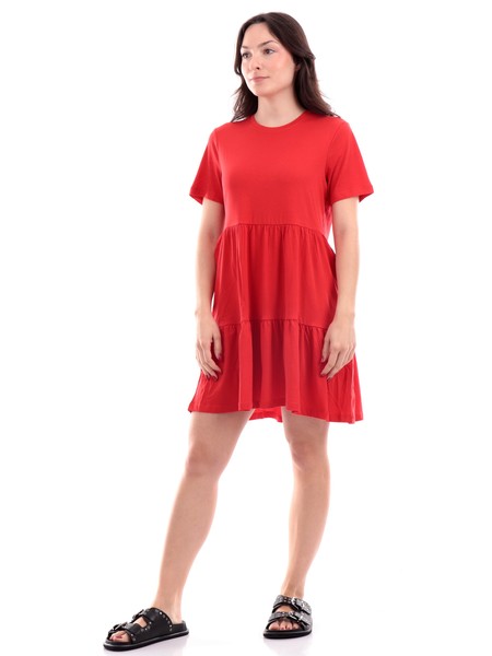 vestito-only-rosso-da-donna-con-balze-15286934