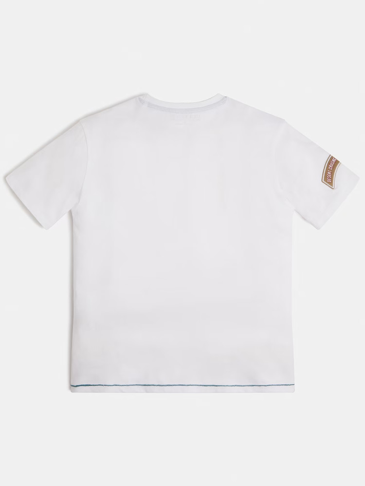 t-shirt-guess-bianca-da-bambino-stampa-ricamata-l3gi18k8hm0