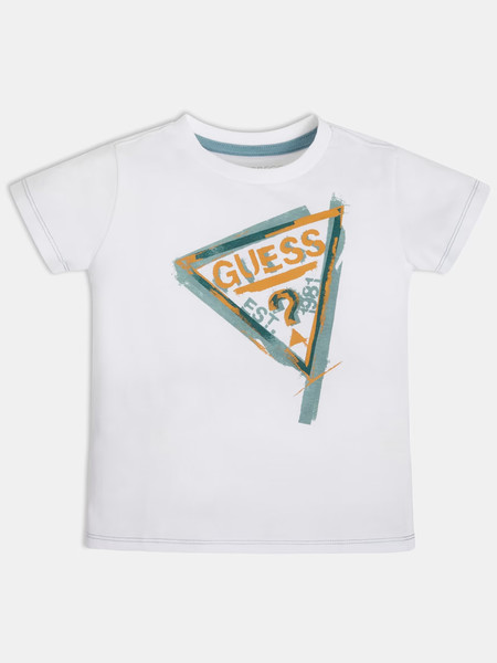 t-shirt-guess-bianca-da-bambino-con-logo-n3gi08k8hm0