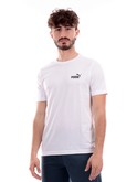 t-shirt puma bianca da uomo con logo 58666 