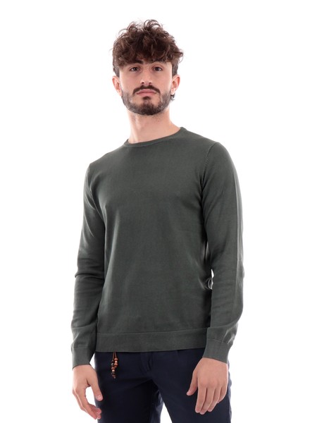 maglione-impure-verde-militare-da-uomo-round-neck-swl3067
