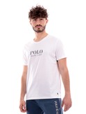 t-shirt ralph lauren bianca da uomo con grafica 714899613 