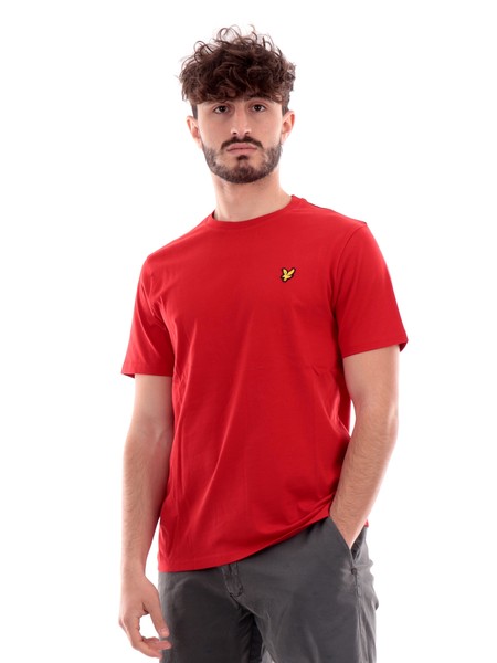 t-shirt-lyle-and-scott-rossa-da-uomo-plain-ts400vog