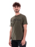 t-shirt sundek verde da uomo m290tej7800 