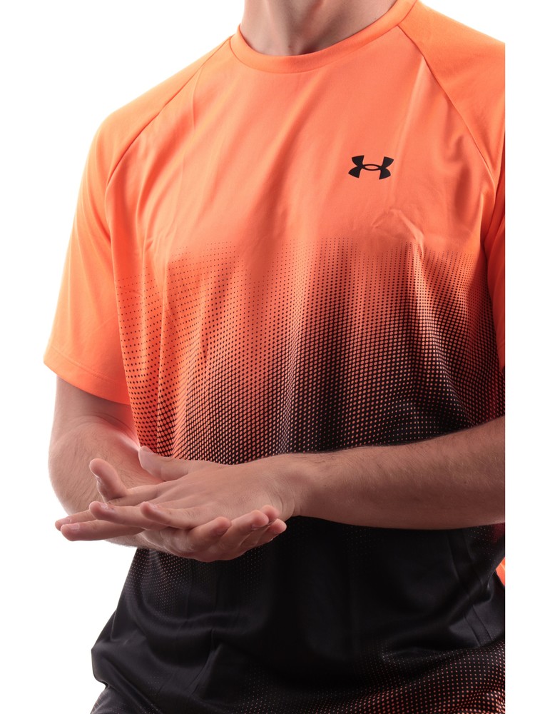 t-shirt-under-armour-arancione-e-nera-da-uomo-tech-fade-13770530