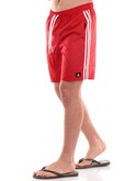costume adidas rosso da uomo con le iconiche 3stripes ht43 
