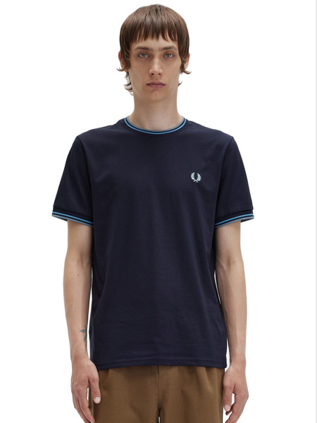 t-shirt-fred-perry-blu-da-uomo-logo-cuore-m1588