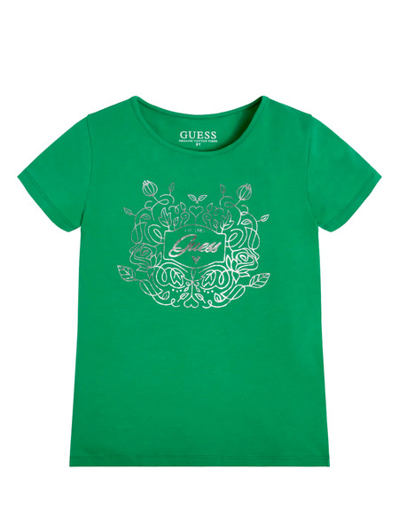 t-shirt-guess-verde-da-bambina-con-maxi-stampa-j3gi20k6yw1